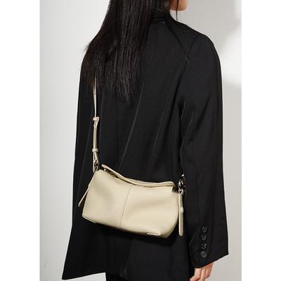Neue Unterarmtasche, Messenger-Tasche aus erstklassigem Rindsleder für den Frühling, vielseitige Lederhandtasche für Pendlerinnen, Schultertasche aus echtem Leder
