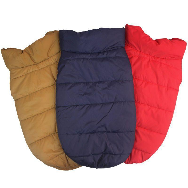 Winter Pet Vest Dogs Cats Thick Cotton Warm Coat Small Medium Large Breed Dog Sweater Jacket
