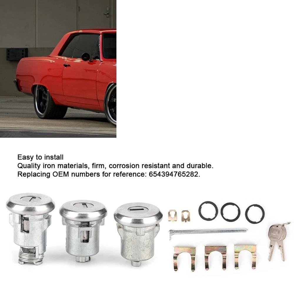 14PCS Iron Door Lock Cylinder Rebuild Kit for Malibu/Monte Carlo/Camaro Car Door Fix
