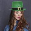 StPatrick Day Decoration Top Hat Lucky Shammock Tall Hat Festival Props Headwear