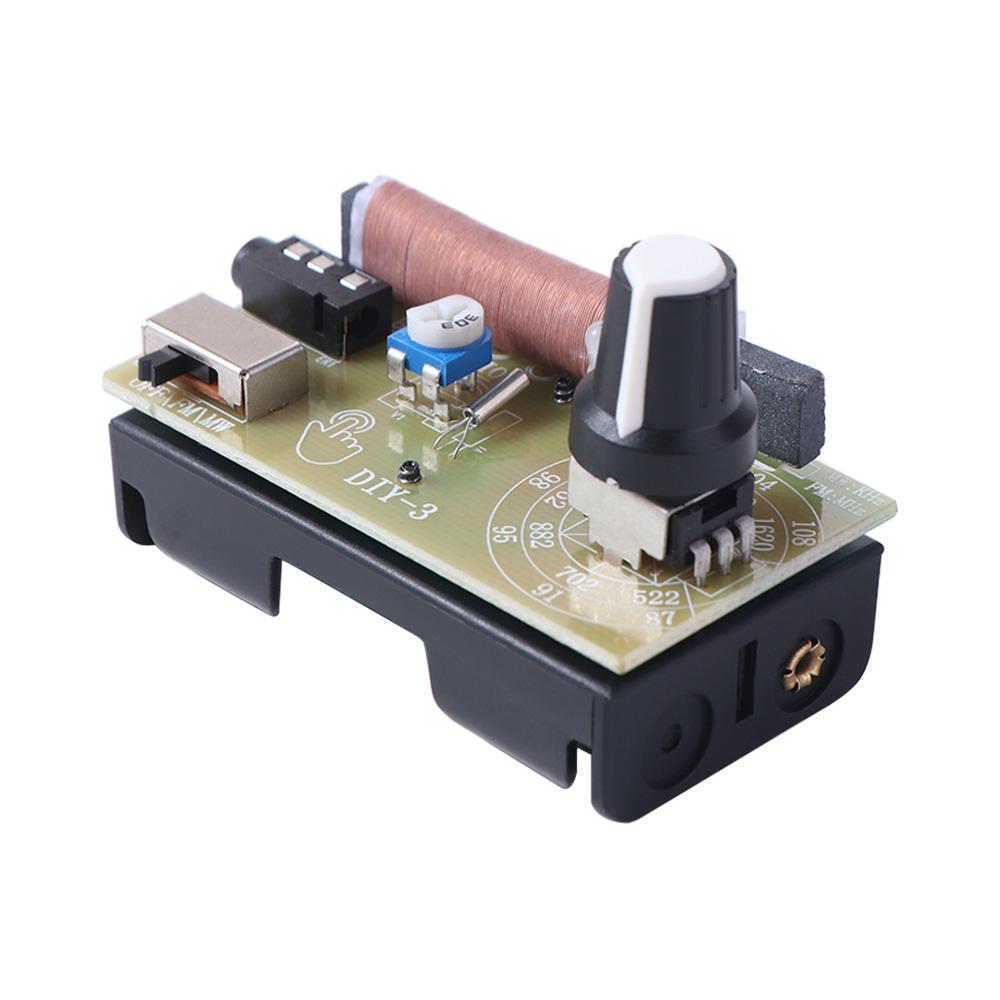 87-108Mhz Medium Wave AM FM Radio Receiver Teaching Parts 2 Band Headphone Radio Kit  Teacher