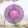 10 Inch Hanging Wind Spinner with 360 Degree Hook for Balcony Garden Decor Spring Summer Outdoor Decoration