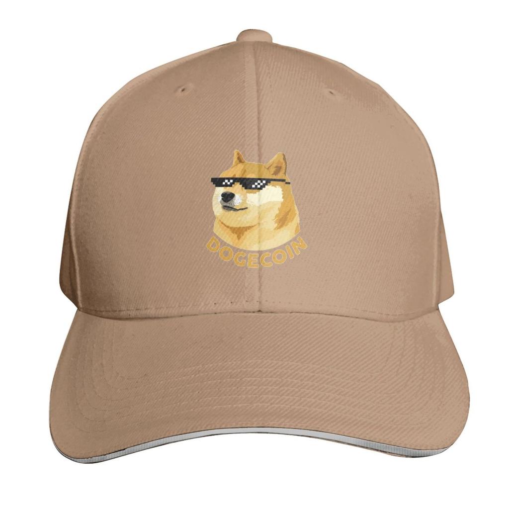 Doge The Dogecoin Funny Bitcoin Cap Fashion Casual Baseball Caps Adjustable Hat Hip Hop Summer Unisex Baseball Hats