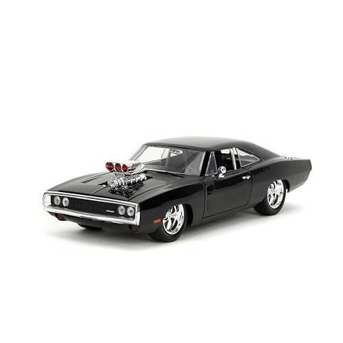 1:24 F&F DOM'S 1970 DODGE CHARANGER R/T with DOM TORETTO Fast & Furious Diecast Car