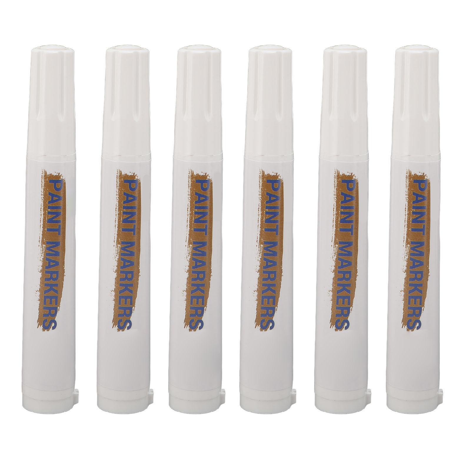 

6 шт. Маркер для покраски шин Быстросохнущий Портативный Ручка для покраски шин автомобиля Водостойкий Граффити для шин автомобиля