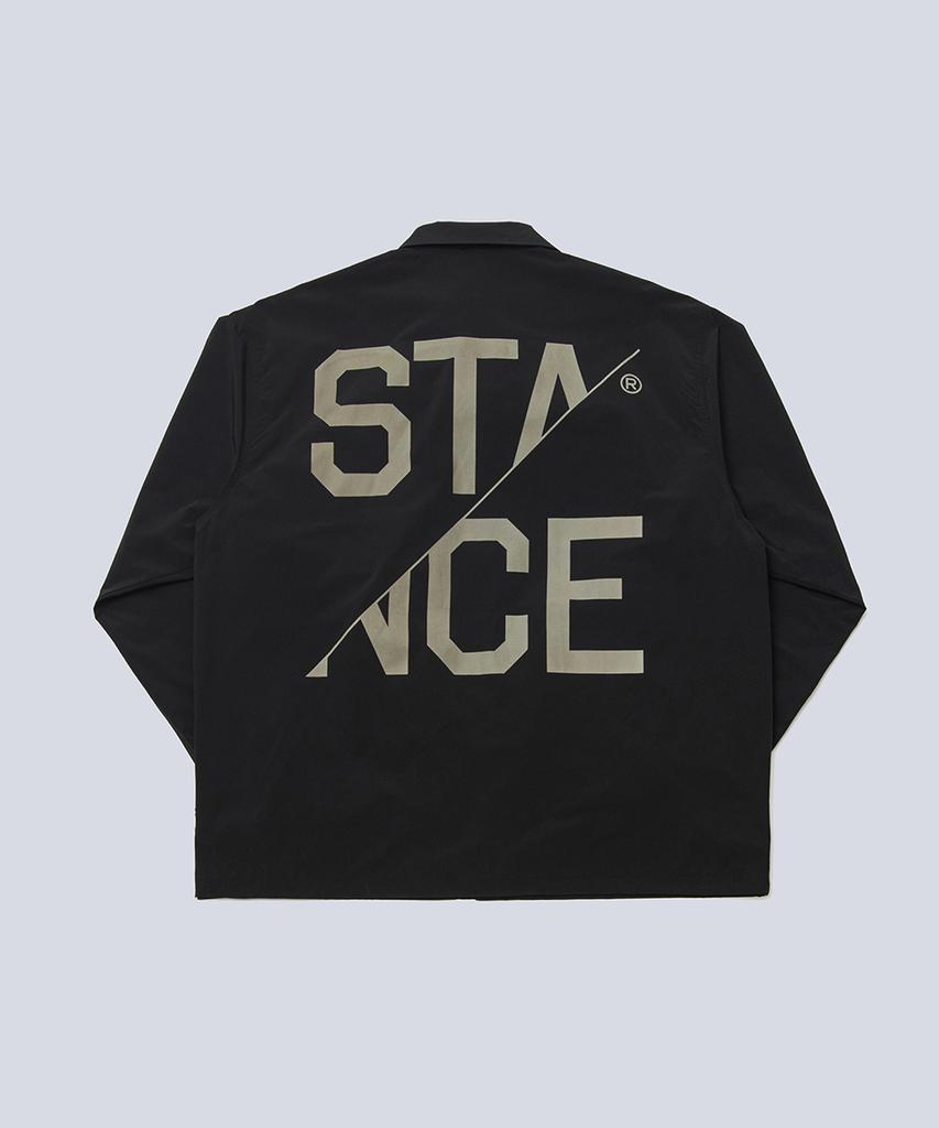 Stance Seoul Logo Coach Jacket (Black)