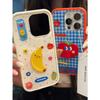 Creative Ins Color Polka Dot Banana Plaid Apple for Iphone16prom Mobile Phone Case 15 Apple New Models