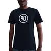 Digital Print Logo Crew Neck Short Sleeve T-Shirt Men Tops Black IB6032-010