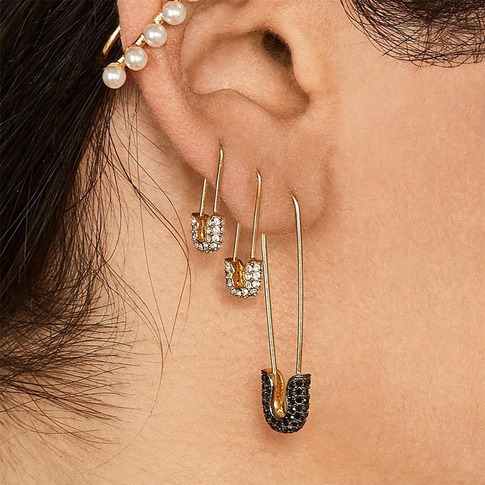 Trendy Alloy Pearl Clip Earrings Modern And Simple Earrings Women For