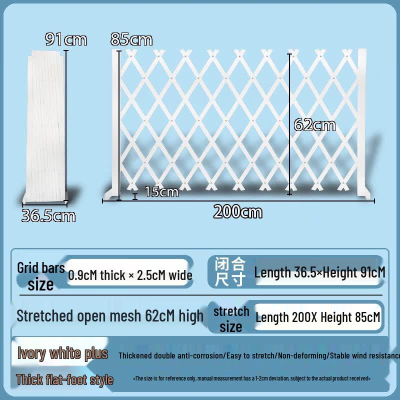 Retractable Anti-Corrosion Wooden Fence