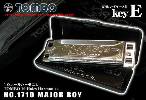 

TOMBO MAJOR Major Boy губная гармошка на 10 отверстий с жестким футляром BOY/NO.1710 Key-E