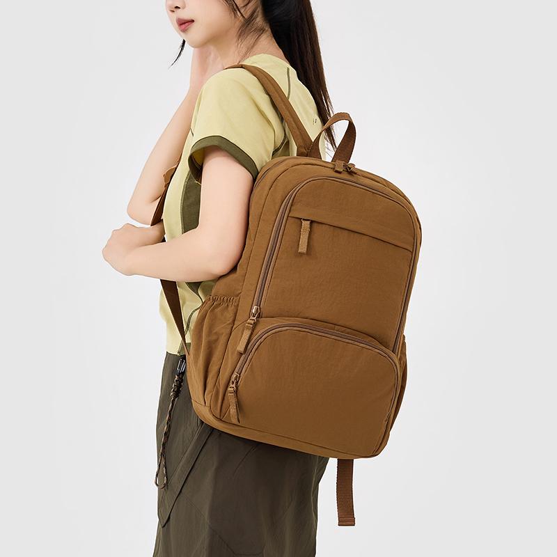 Outdoor Travel Waterproof Backpack Large Capacity Women's Nylon Backpack Lightweight Travel Backpack