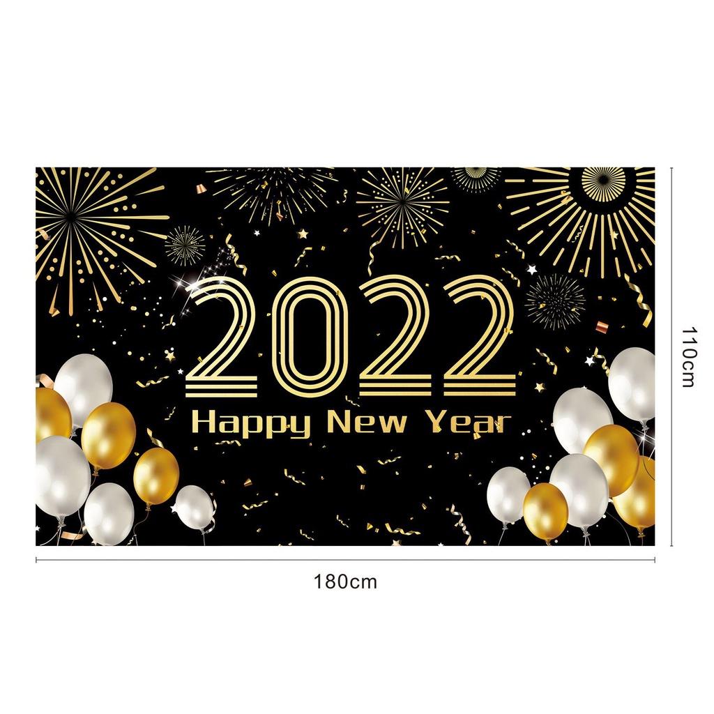 

Glamorous Happy New Year 2022 Party Supplies Banner Perfect For Celebrating In Style NYE