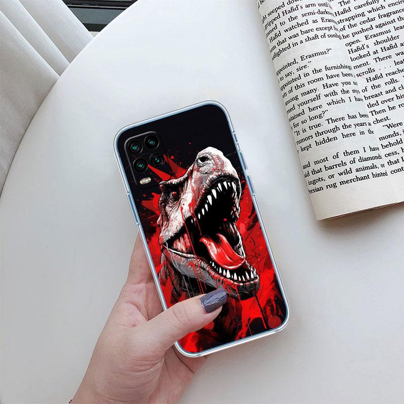 Dinosaur Transparent Phone Case for Motorola Moto E22I E22S E22 E32 E40 E7 E7I G Plus Power Play Stylus G22 G14