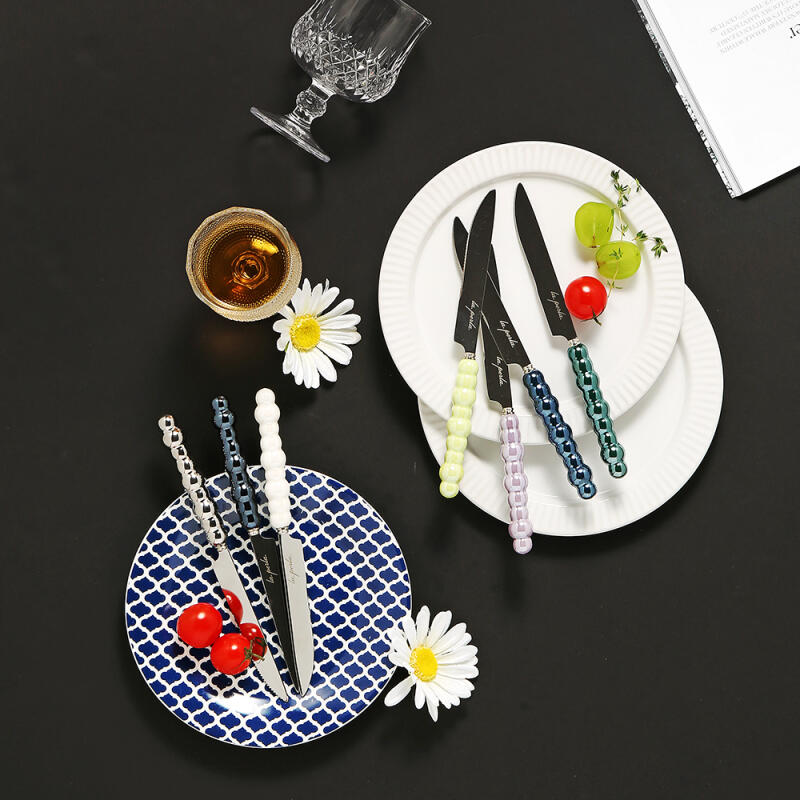 La Perla Cutlery Dinner Spoon Fork Knife (21style) Dinner Fork (Navy)