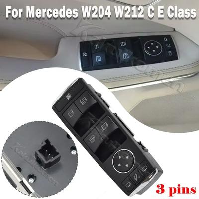 Electric Power Window Door Master Control Switch for Mercedes-Benz E Class 250 300 350 550 GLK 220 W204 W212 C207 2128208310