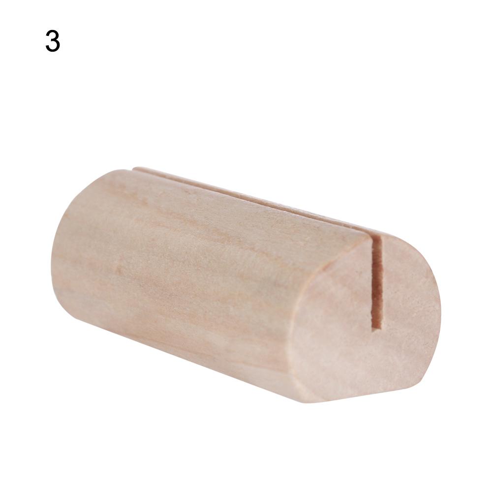 Natural Wood Notes Clips Photo Holder Paper Clamp Stand Table Numbers Holder Support Place Card Desk Card Messages Xmas Decor