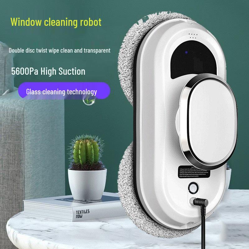 Automatic Window Cleaning Robot with Long Battery Life and Strong Suction