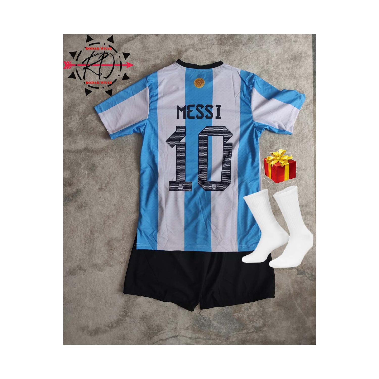 

Лионель Месси, Аргентина, 10 шорт, комплект из 3 носков
