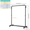 Metal Clothing Rack With Storage Shelf on Wheels Movable Garment Rail Portable Wardrobe Rack for Hanging Garments Dresses Coats