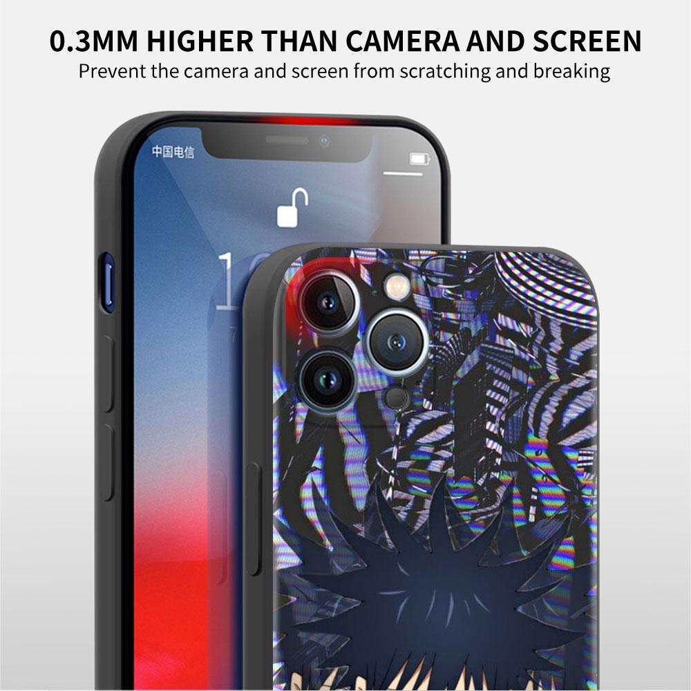 Anime Jujutsu Kaisen pouzdro pro Apple iPhone 14 Pro Max 13 11 12 Mini SE 7 8 Plus X XS 6 6S silikonový kryt telefonu měkký TPU základ