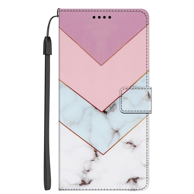 Leather Flip Case for Samsung A37 A57 Cover Wallet Book Stand Magnetic Cove Galaxy A 57 37 5G Capa Marble Partterns Funda Bumper