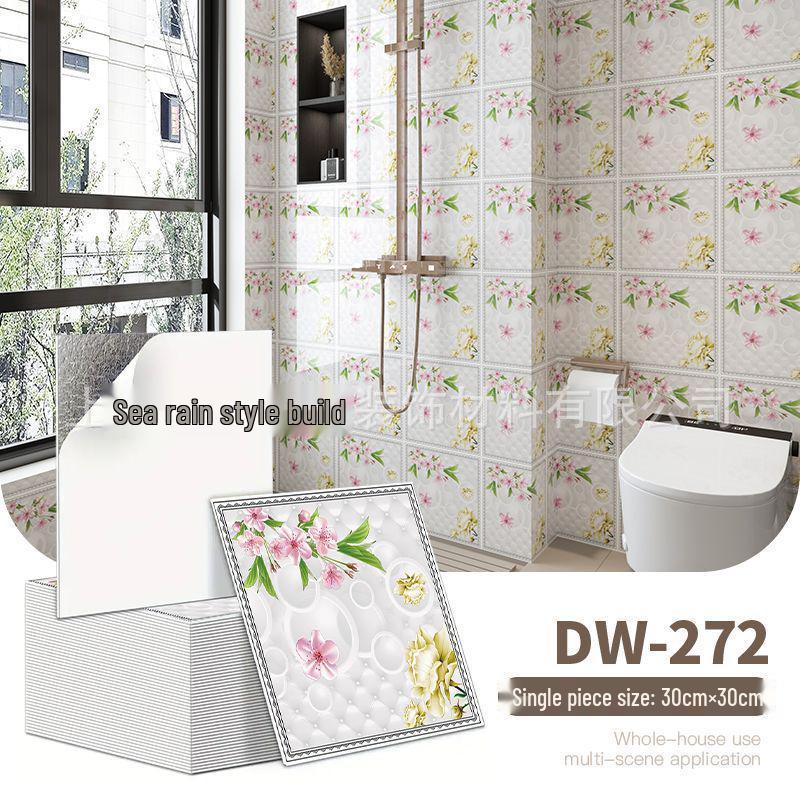 30x30cm Selbstklebender Deckenaufkleber für Badezimmer, Schlafzimmer & Küche - Feuchtigkeitsbeständige Dekorative Tapete