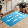 Manchester City Kitchen Floor Mat Long Strip Mat Antislip Machine Washable Suitable For Bathrooms Laundries Home Decoration Carpets