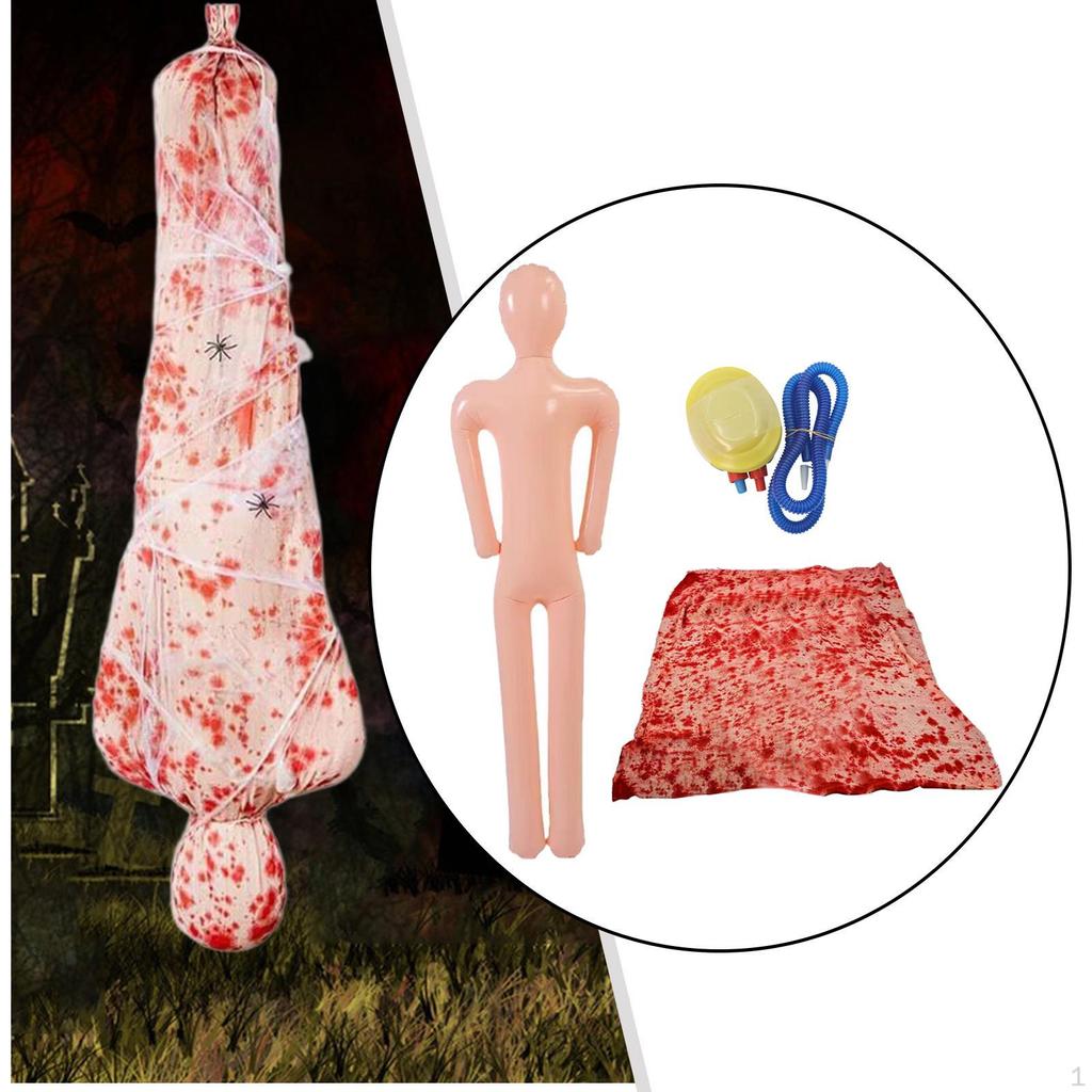 Halloween Leichen Requisiten Dekoration Aufblasbare Schaufensterpuppe Ornament Requisite Liegende Leiche für