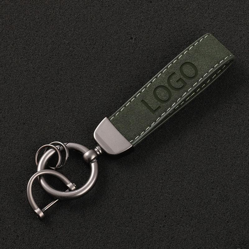 Volvo Luxury Genuine Leather Keychain Car Key Ring For Xc60 Xc90 V40 V60 S60 V50 V90 S80 C40 XC40 V70 XC70 C30 C70 Car Styling