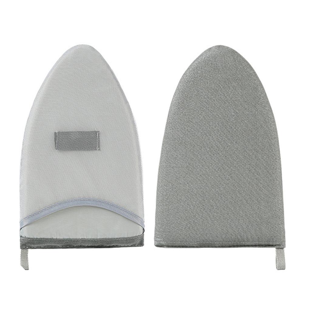 2-Pieces/set Mini Ironing Gloves Handheld Heat Resistant Ironing Pad Board Cover with Finger Loop for Easy Ironing