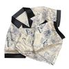 Chinese Style Ink Painting Pajamas Women'S Spring Summer Short-Sleeved Trousers Simulated Silk Loungewear