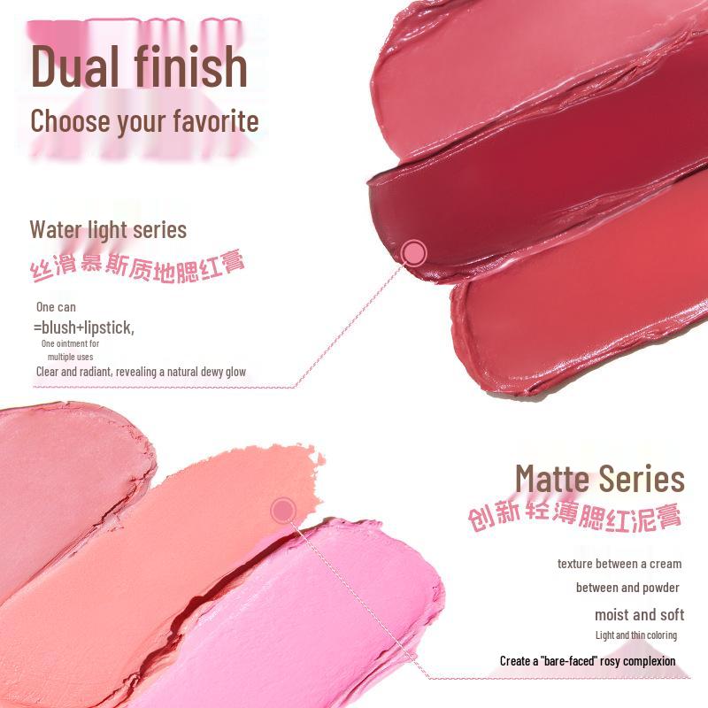 VEECCI x Chibi Maruko-chan Pat Pat Cushion Blush: Watery Glow Multi-use Cream Blush.