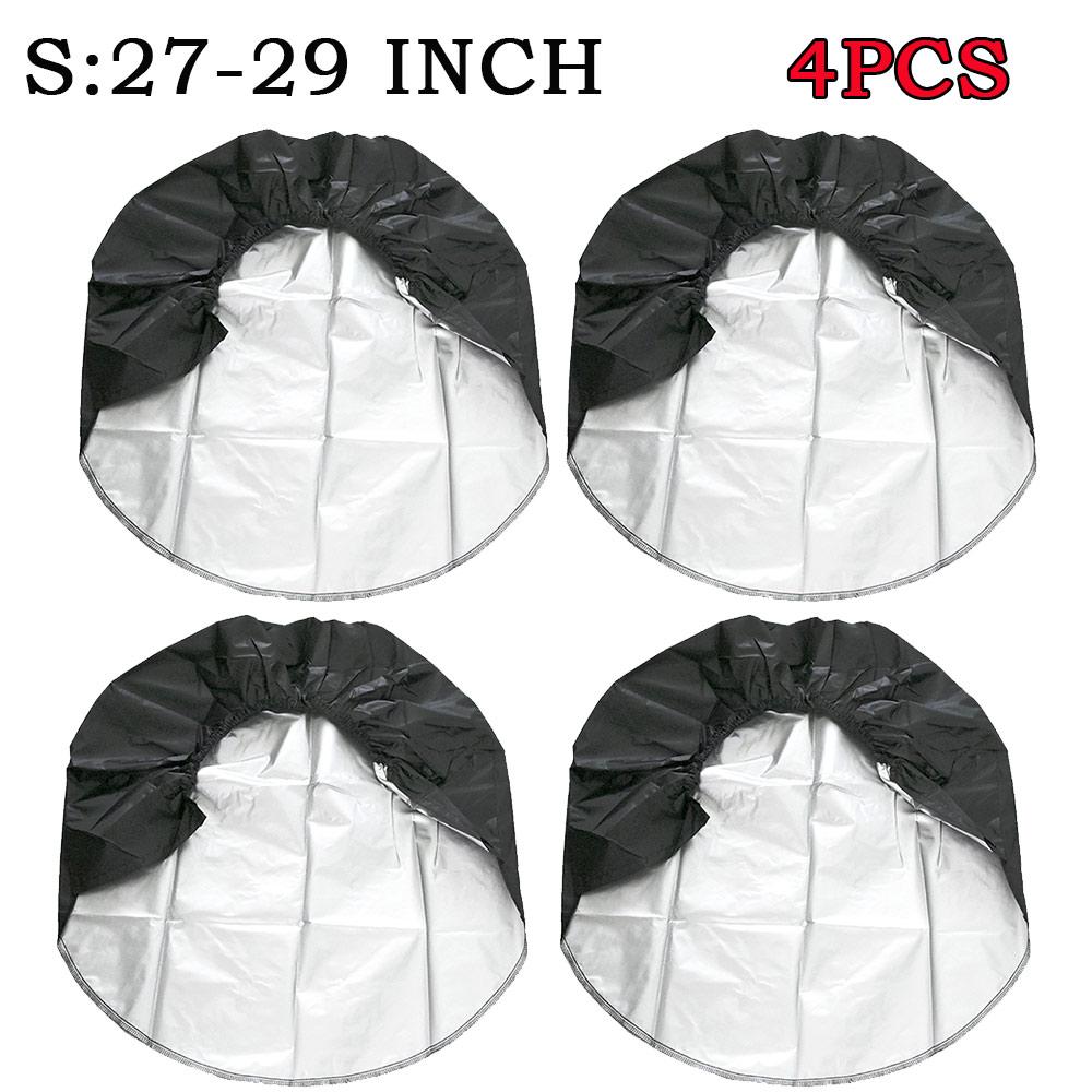 4PCS 27-32 Inch Car Tires Storage Bag Wheel Tire Covers Case Vehicle Wheel Protector for RV Truck Car Camper Trailer Wheel Cover