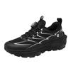 New Outdoor Running Buffer Mountaineering Sneakers Breathable Mesh Casual Sneakers Couple Shoes 36-45 Tri Color