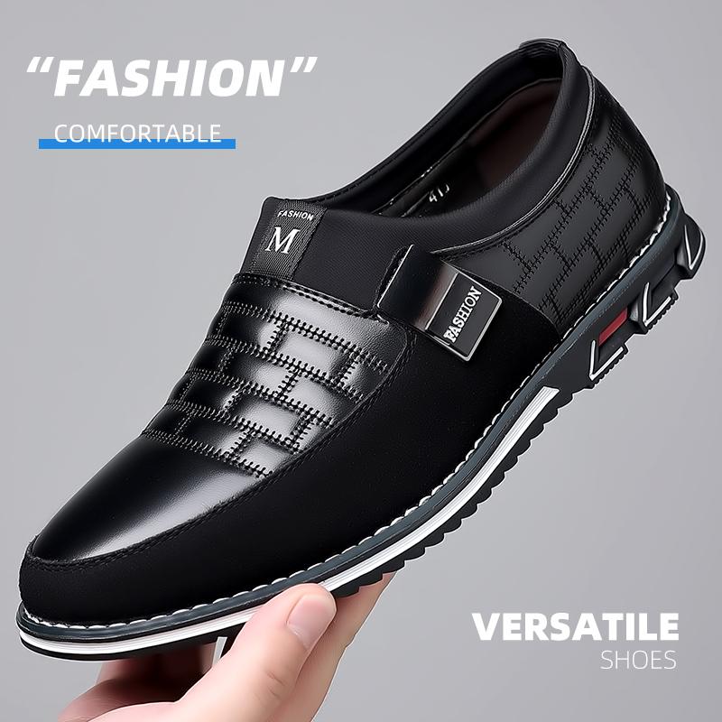 Fashion Men Business Shoes Slip On Party Men Shoes Comfortable PU Leather Shoes for Man Wedding Dress Shoes for Male
