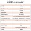 iScooter DX5 1500W Electric Bike for Adults, 55km/h Top Speed, 72km Range, 15" Pneumatic Tires, Dual Hydraulic Disc Brakes, Ideal Commuter E-Bike