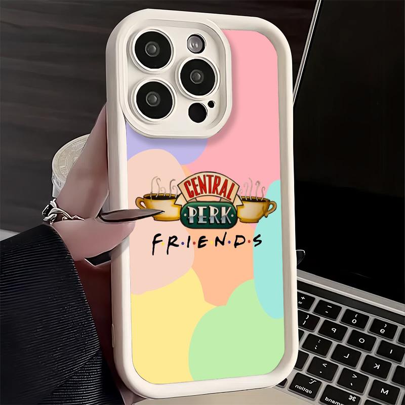 Phone Case for iPhone 17 Air 16E 15 16 Pro Max Friends Tv Show Theme Cover 14 Plus 13 12 Mini Soft Shell Silicone Fundas