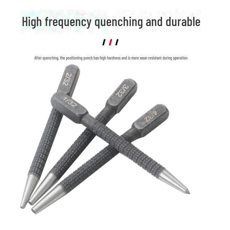 Hochpräzises manuelles Bohrortungswerkzeug: Gehärteter Körner für genaue Positionierung