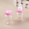 4pcs Cute Plastic Candy Bottle Transparent Mini Feeding Bottle  Christening Gift
