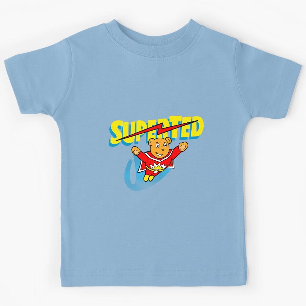 Superted - Distressed Look Print Kids T-Shirt 150