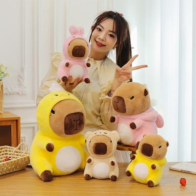 Cross-dressing Capybara Plush Toy Cute Rabbit Bear Kapibara Doll Grab Machine Exchange