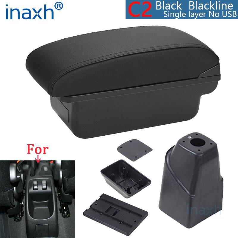 For PEUGEOT 206 Armrest Interior Parts 2017 Car Armrest Box Retrofit Parts Storage Box Car Accessories Interior