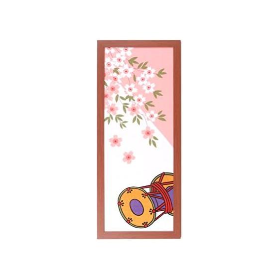 Art Print Japan Arte Tenugui Frame ATF-13 Brown, Frame Width 35mm