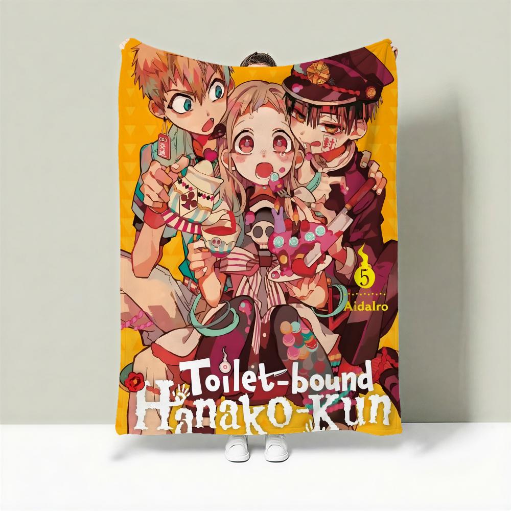 

Anime T-Toilet-Bound Hanako-kun Throw Lightweight 240g Flannel Blanket Soft Skin-friendly for Summer Cooling 75cmx90cm