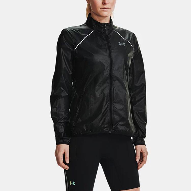 Under Armour Running Jacket Women Jackets Black 1360733-001