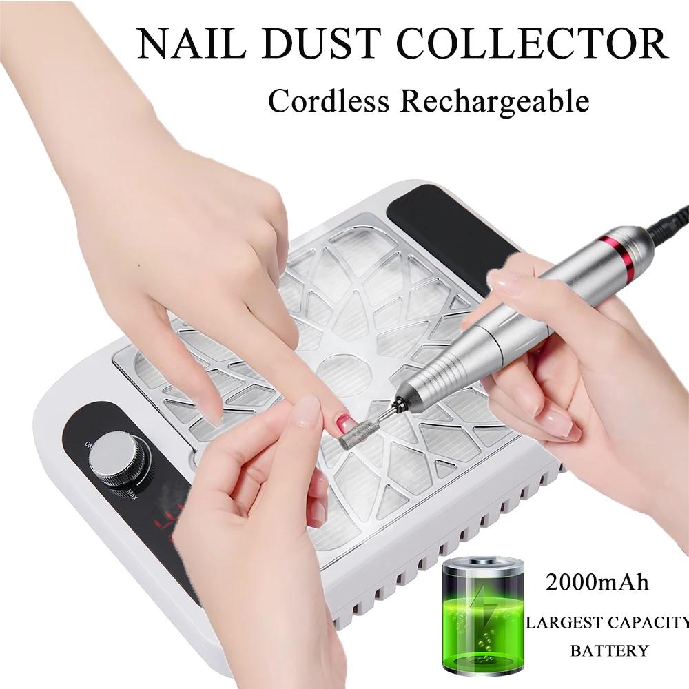 

Профессиональный пылесос для сбора пыли для ногтей, вакуумный пылесборник для гелевых ногтей с фильтром для салона нейл-арта US