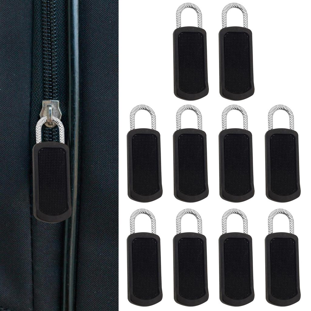 10 stk Avtakbare glidelåstrekk Erstatning Avtakbare glidelåstrekk for Lommebok Klær Jeans Koffert Bagasje Ryggsekker