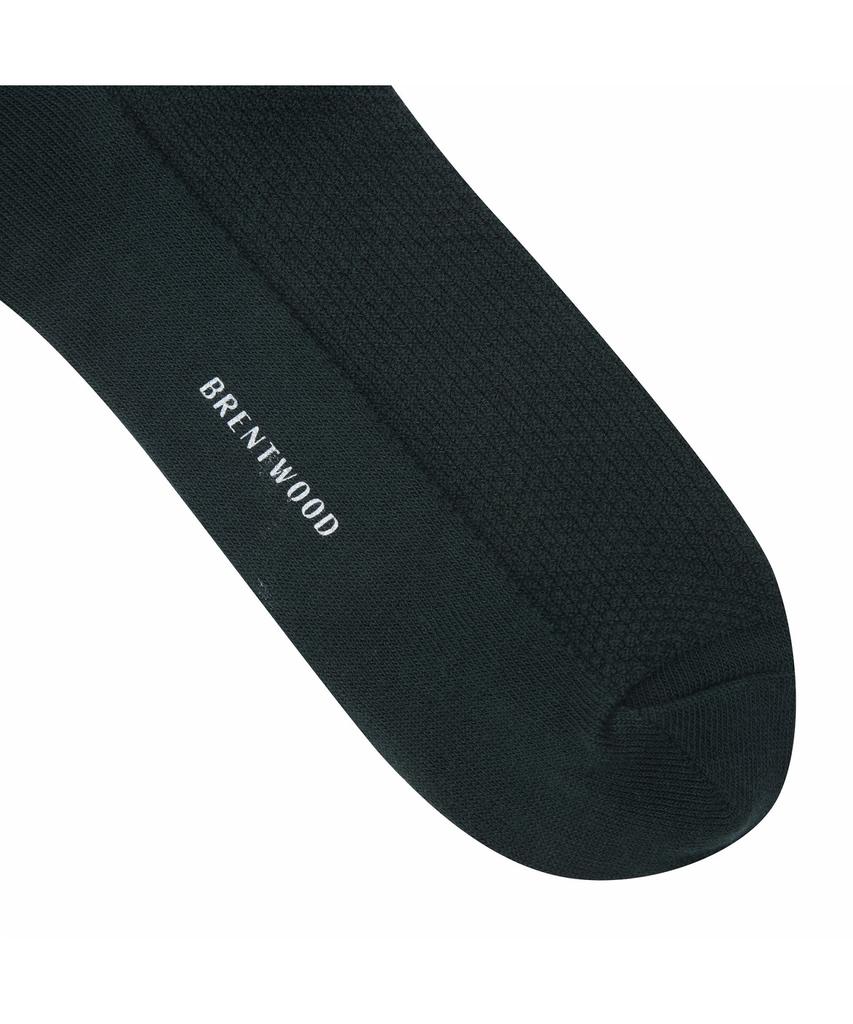 BRENTWOOD [Mid-Calf] Line Color Block Solid Socks Belax26211Grx