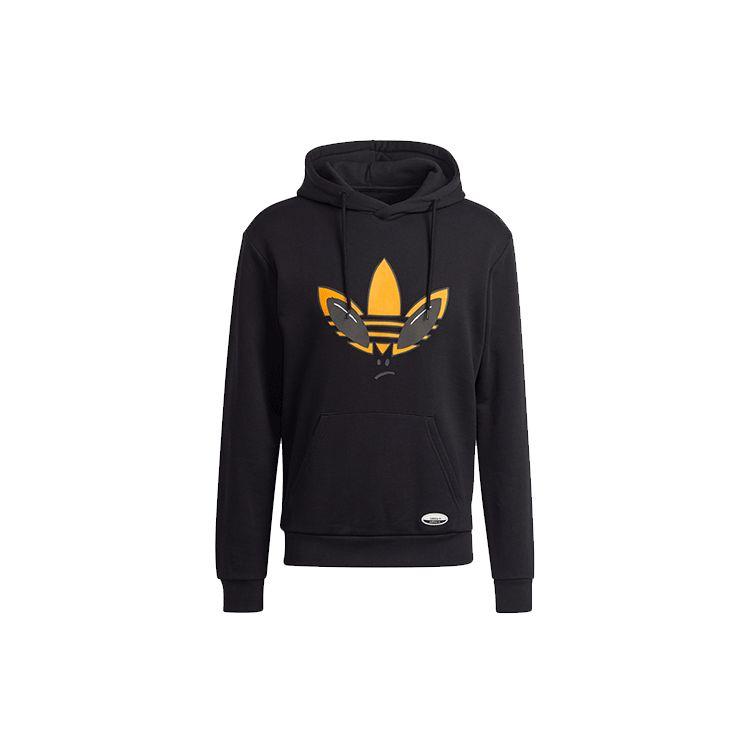 

Adidas Originals Trefoil Running Hoodie Men Tops Black HB7425